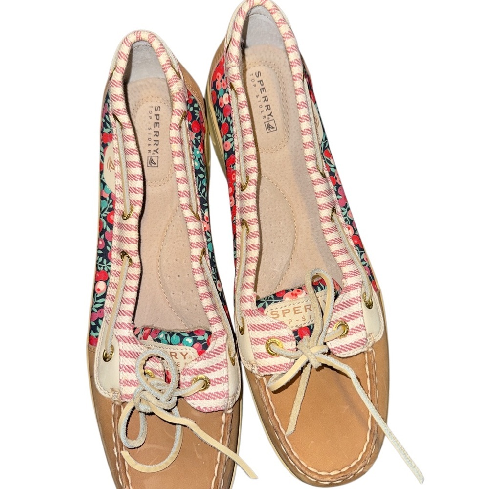 SPERRY WOMEN'S FLORAL ANGELFISH 2-
EYE BOAT SHOE - Picture 3 of 3